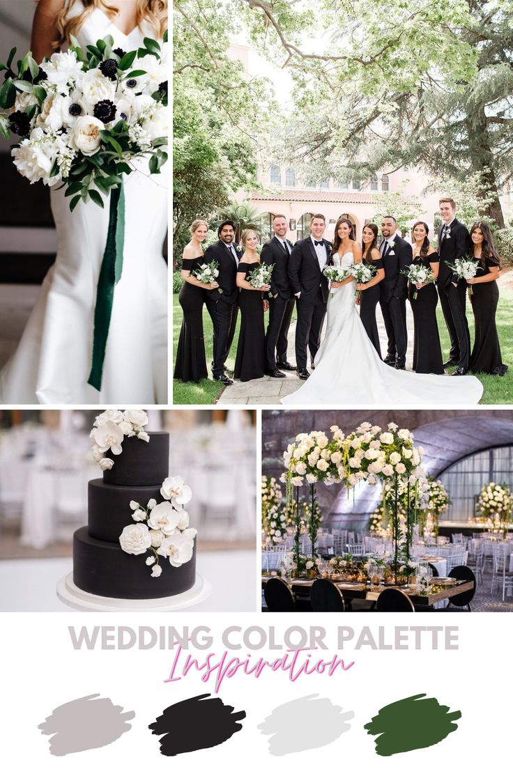 Black & White Wedding Ideas for a Classic and Modern Palette