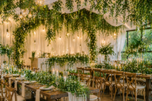 greenery wedding decor ideas 2026 with natural foliage and soft styling